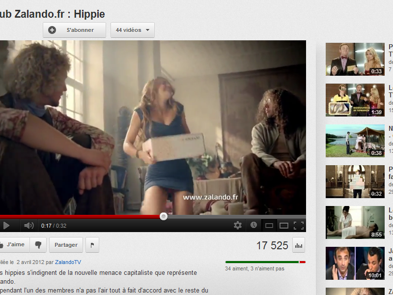 Topic Fille pub zalando hippy : on voit sa cul