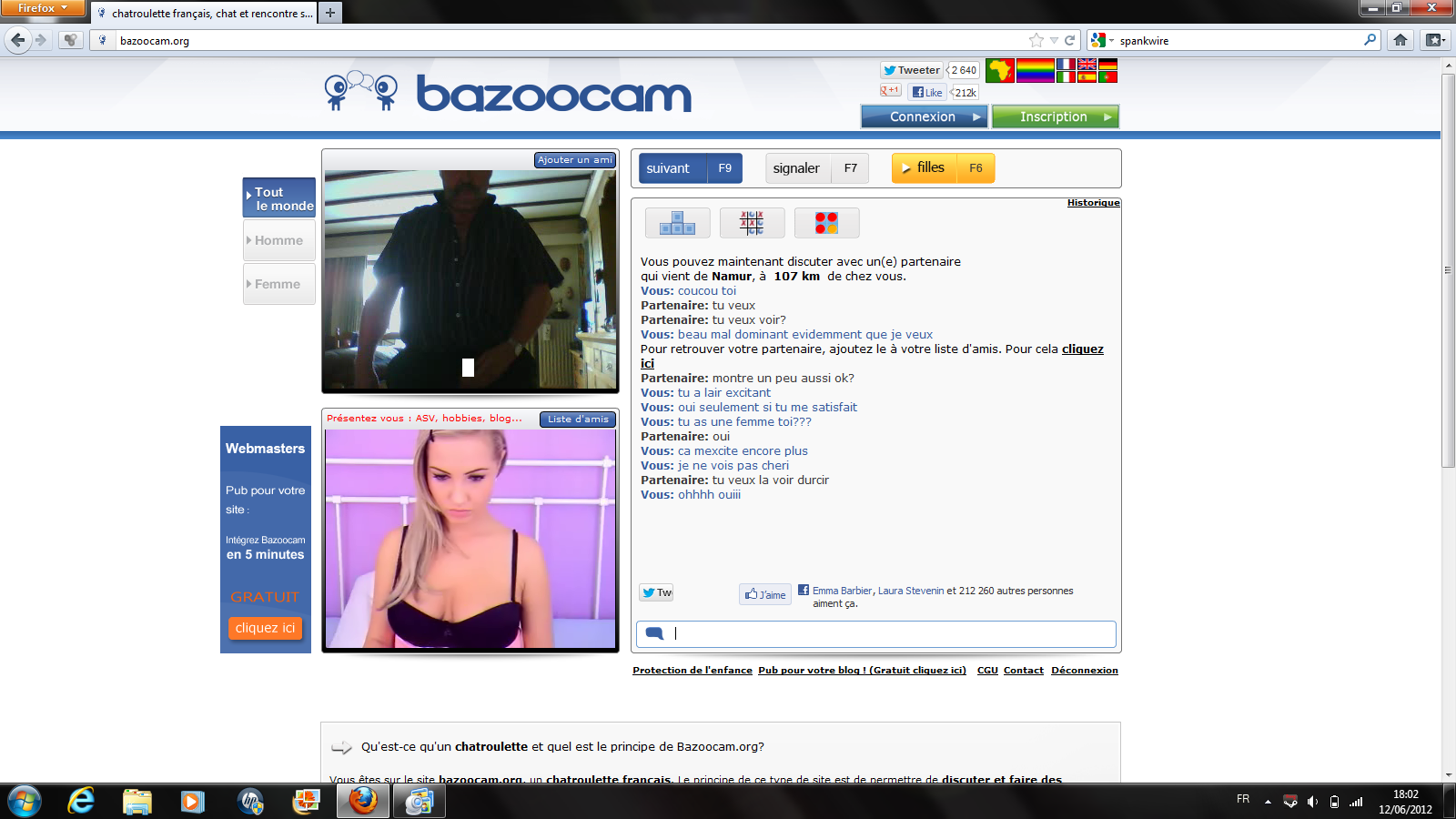 [Owned] Bazoocam... sur le forum Blabla 15-18 ans - 17-06-2012 02:07:36 ...