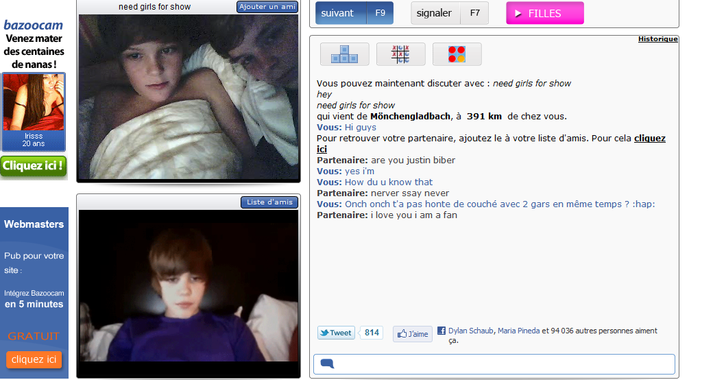 Bazoocam Chatroulette.