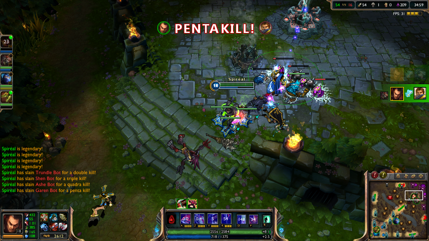 Vs Bot/PBE/Darius. Je nai aucun mérite, mais je suis vengé.