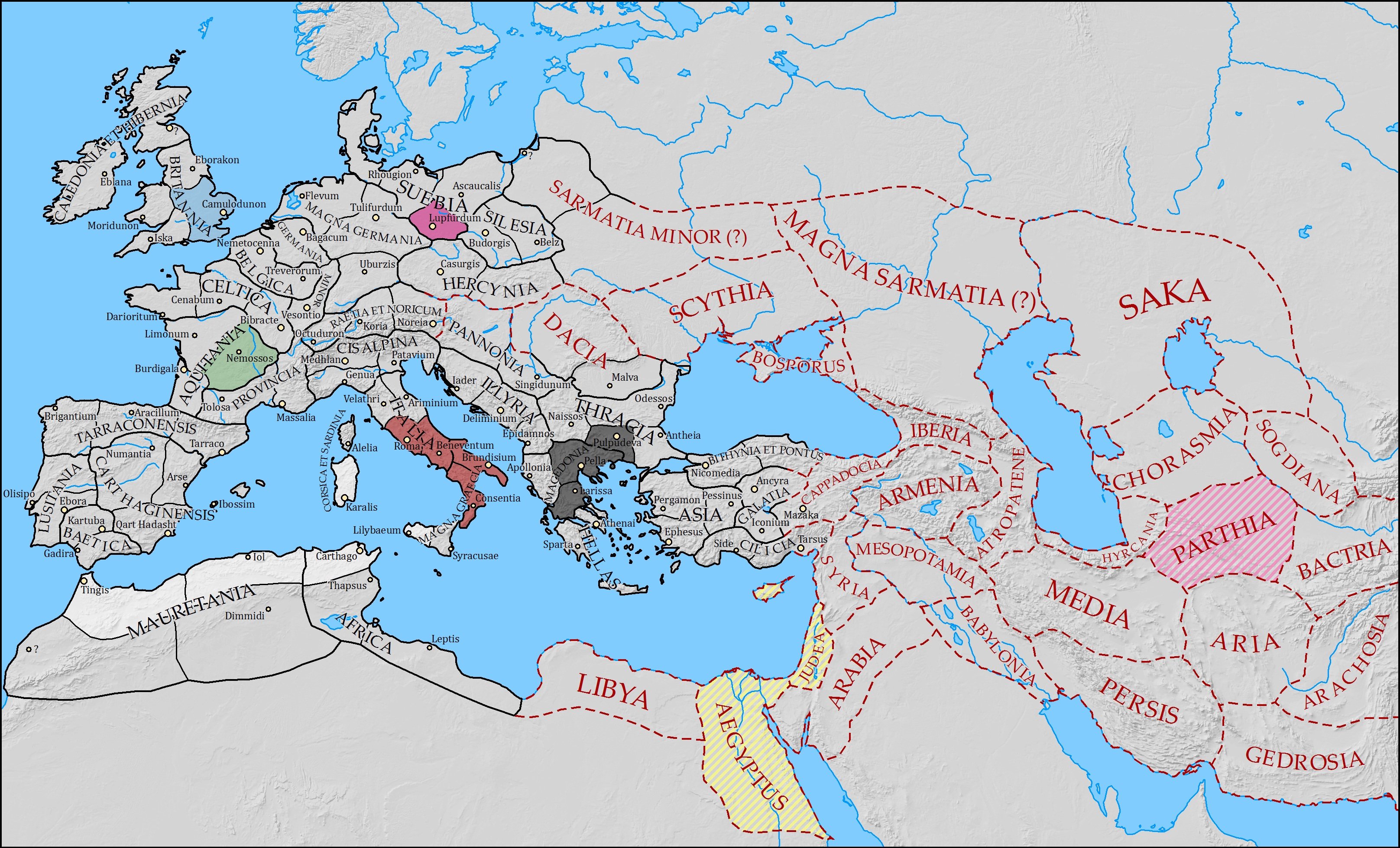 rome total war 2 map