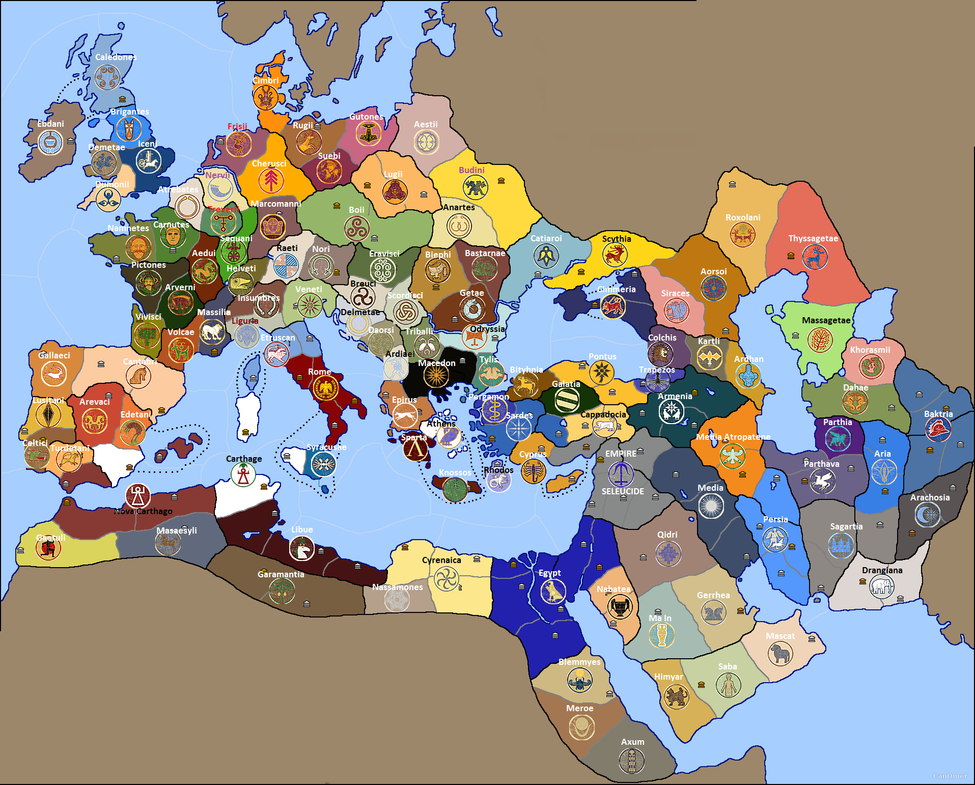 factions in rome total war 2