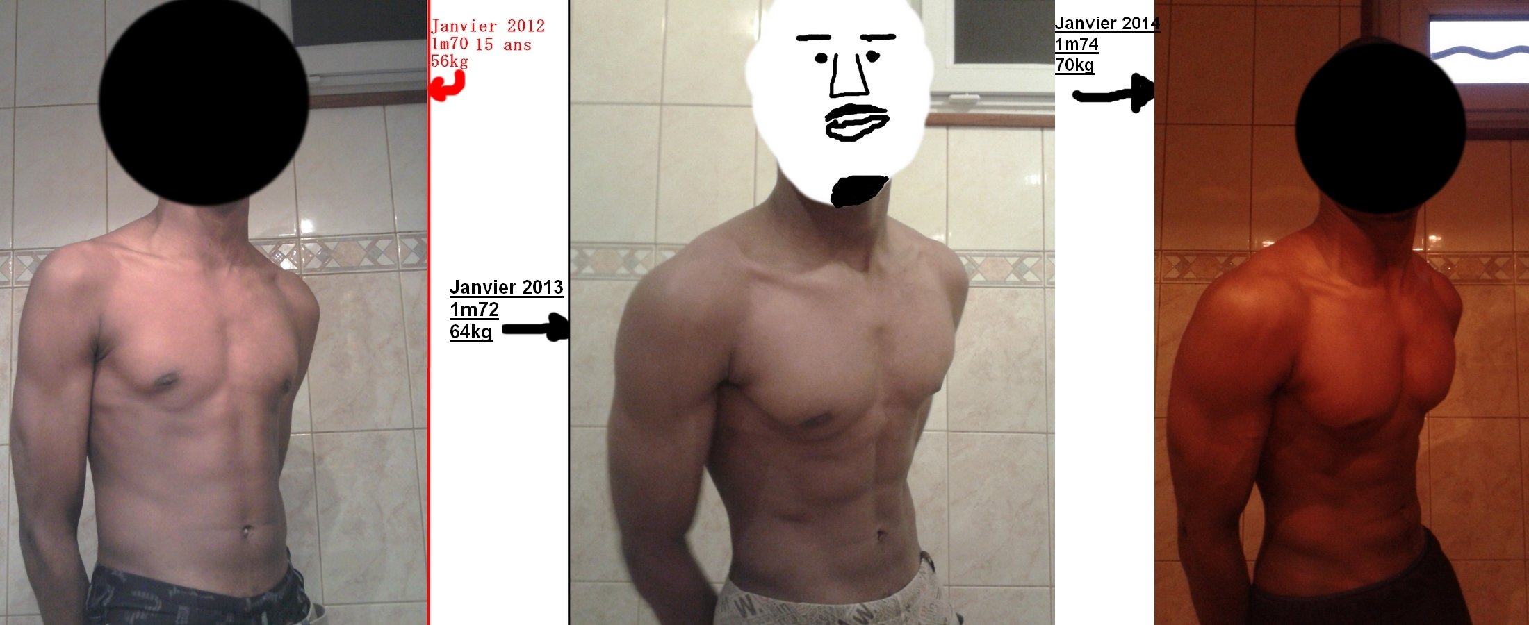 Avant/Après 6 mois de musculation sur le forum Blabla 1825 ans 05012014 151639