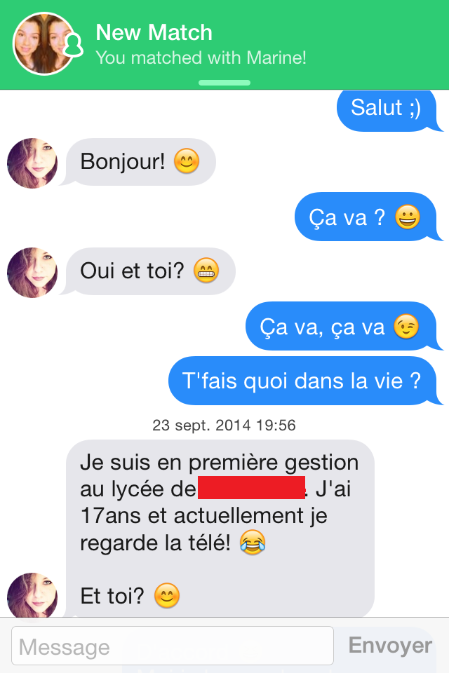 Ma Technique Dapproche Tinder 20 Sur Le Forum Blabla 15 18 Ans 23 09 2014 223407 