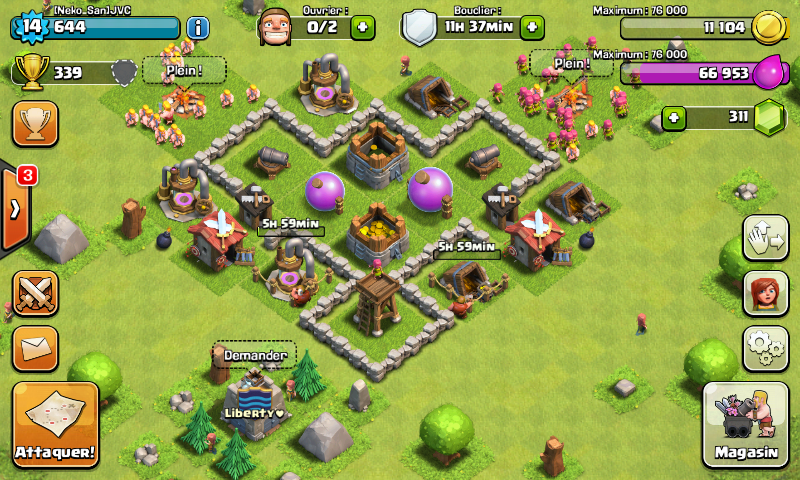 Comment Ameliorer Son Village Clash Of Clan [Aide] HDV 3 Farm sur le forum Clash of Clans - 19-11-2014 20:44:17