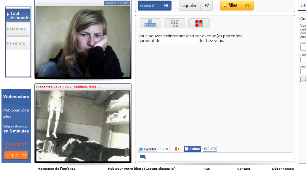 Topic Un Truc Marrant A Faire Sur Bazoocam Chatroulette Topic Un Truc Marrant A Faire Sur Bazoocam Chatroulette
