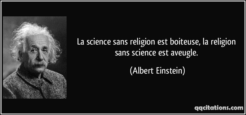 Dissertation science et religion