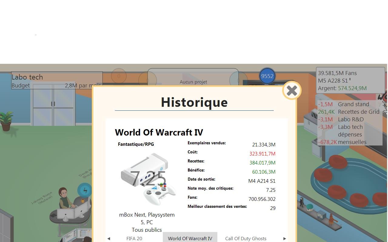 Qui dit mieux ? sur le forum Game Dev Tycoon - 21-10-2015 ...