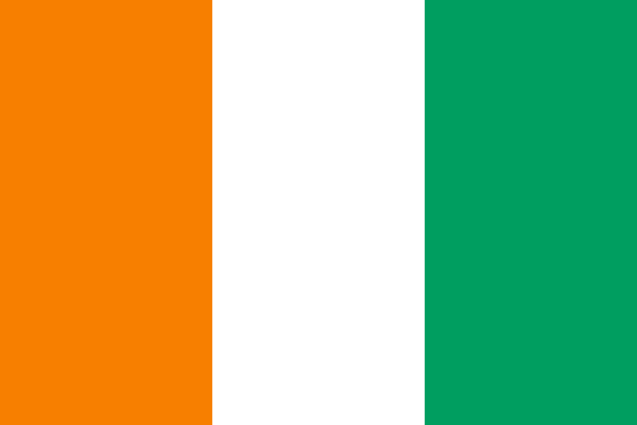 Drapeau Cote D Ivoire Irlande