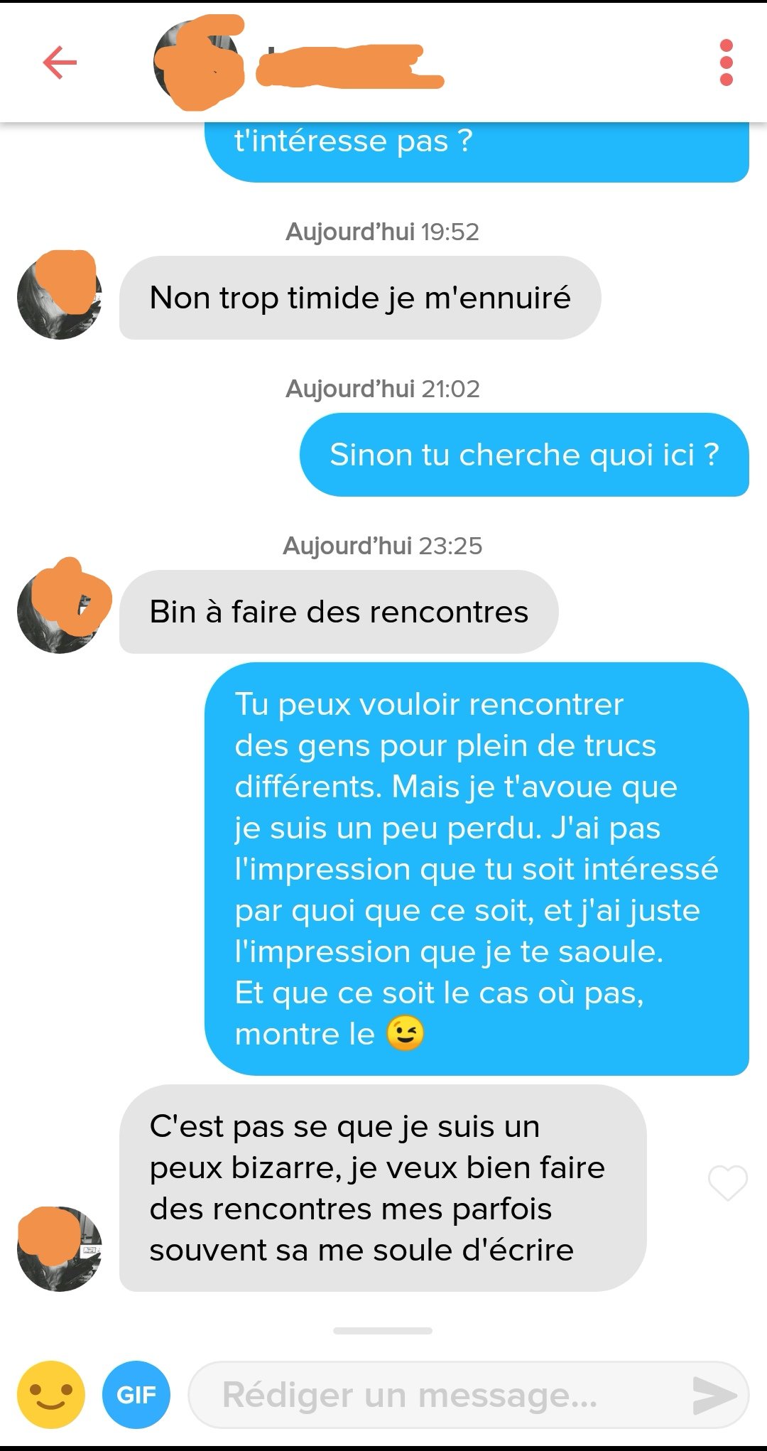 faire rencontre timide