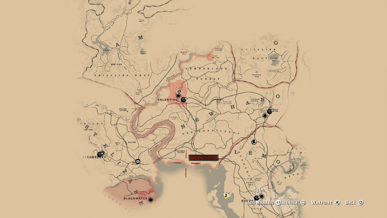 red dead redemption 2 full interactive map