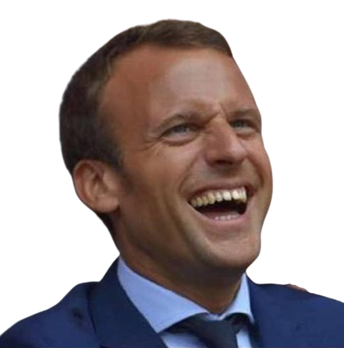 Sticker De Hppd Sur Politic Macron Rire Diabolique Cheh Sticker Id