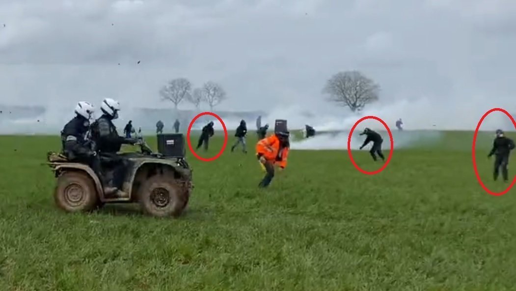 Sainte Soline les tirs de LBD de gendarmes en quad étaient de la