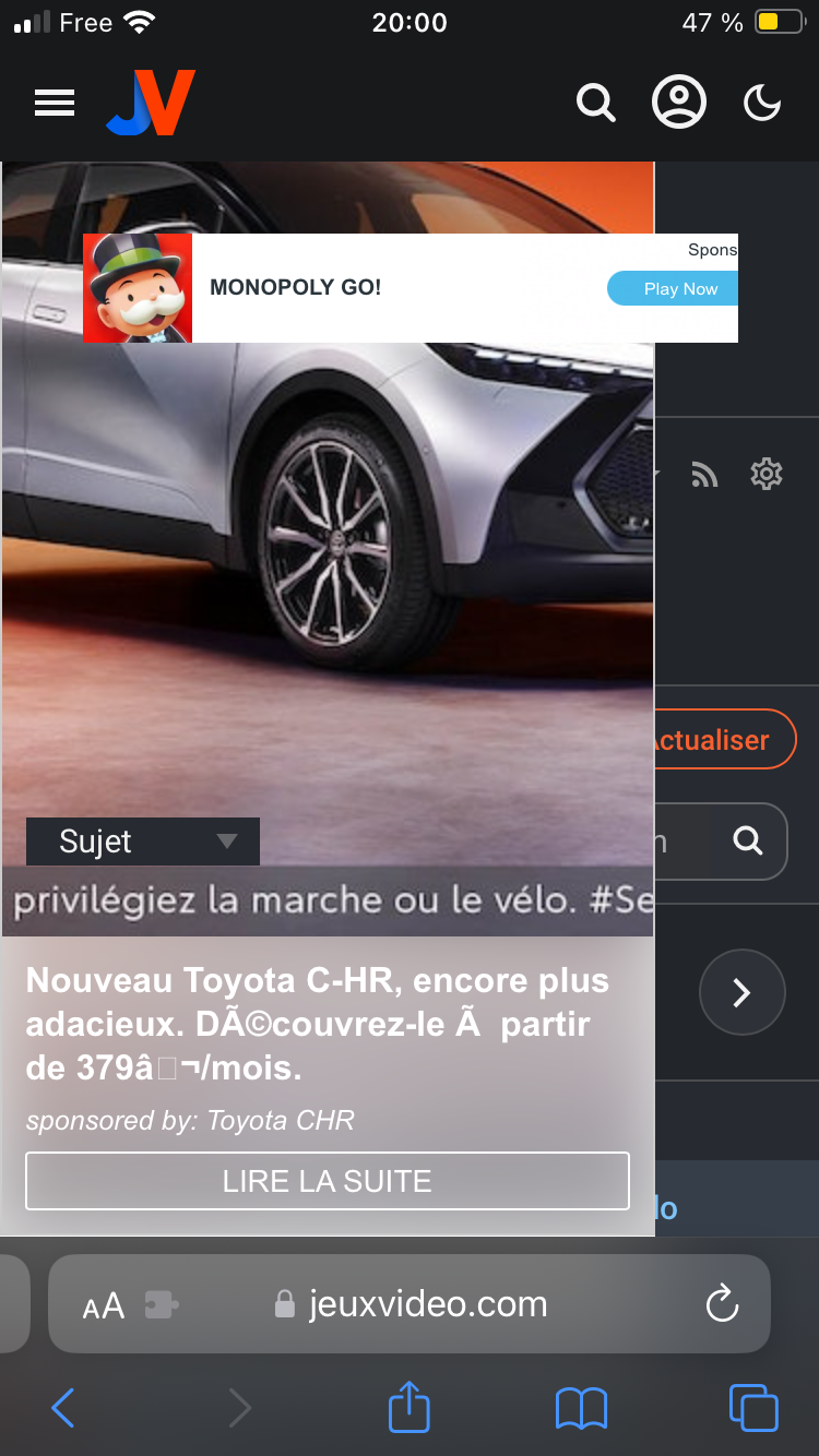 La Pub Sur Safari Qui Prend Tout L Cran Sur Le Forum Communaut