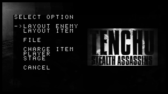 tenchu stealth assassins cheat codes ps1