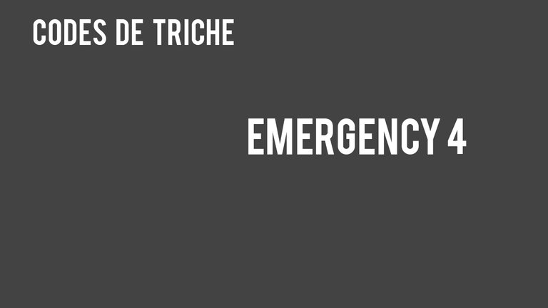 Codes de Triche