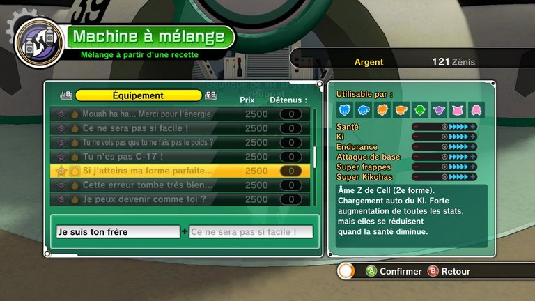 Ame Z : Si j'atteins ma forme finale...