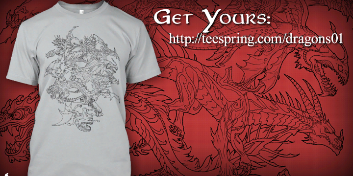 Dragons and Titans lance son tee-shirt