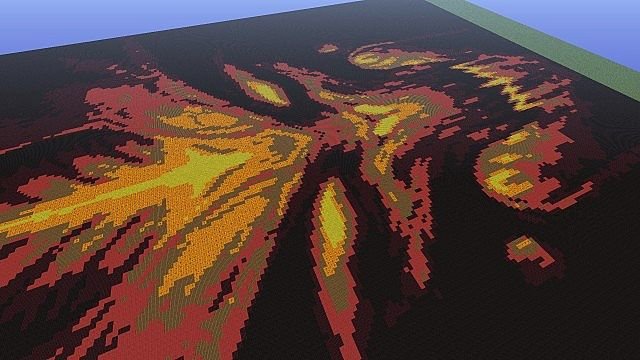 Le plus grand pixel-art au monde dans Minecraft 