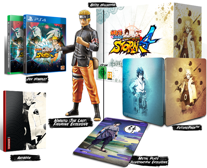 Le contenu de l'édition collector de Naruto Shippuden Ultimate Ninja Storm 4