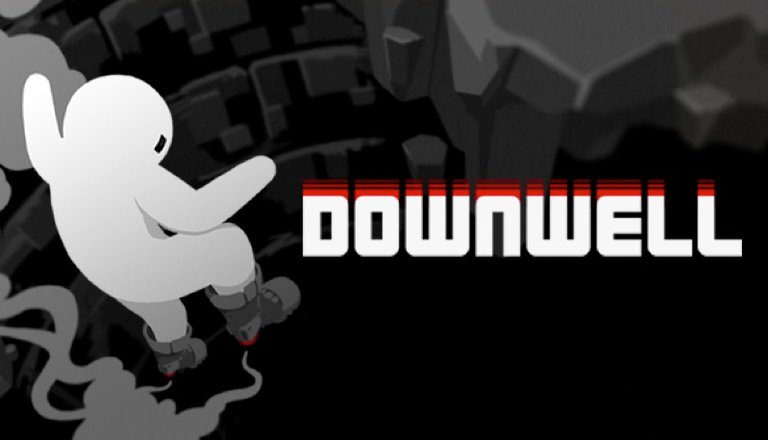 Downwell, un jeu indépendant japonais de tir vertical