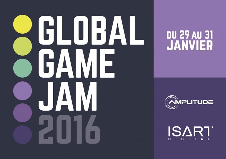 La 8ème édition de la Global Game Jam en janvier 2016 sur Paris