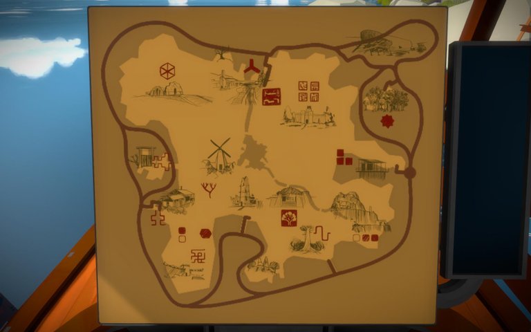 La carte secrète de l’île