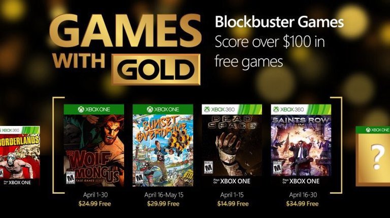 Xbox Live Gold : The Wolf Among Us et Sunset Overdrive gratuits en avril