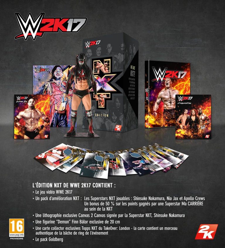 WWE 2K17 : Présentation de l'édition collector NXT
