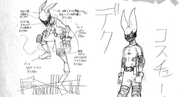 My Hero Academia : voilà à quoi devait ressembler le héros. Son design a été totalement repensé