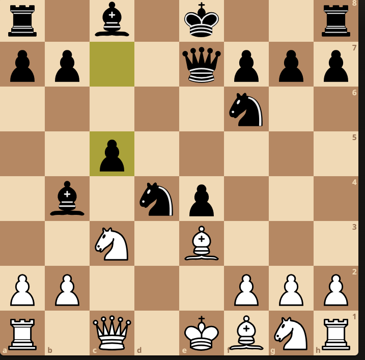 J'ai une question à propos des échecs.