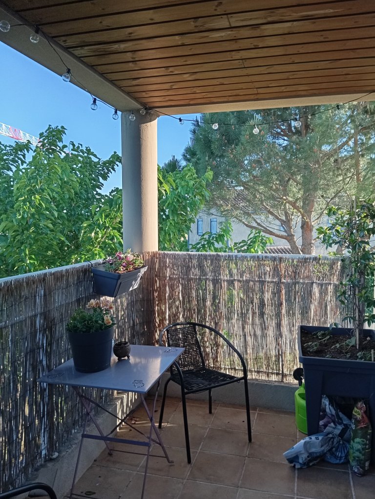 Photo de mon balcon (ville moyenne)