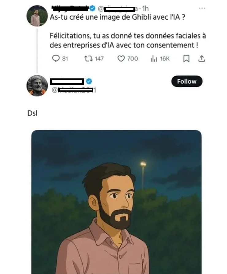 Ghibli : Il a déposé plainte contre moi ayaaaaaa