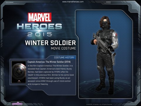 Le Winter Soldier ramène son paquetage sur Marvel Heroes 2015 !