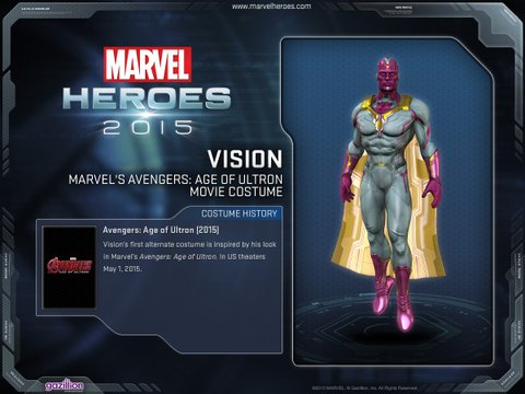 Marvel Heroes introduit Vision !