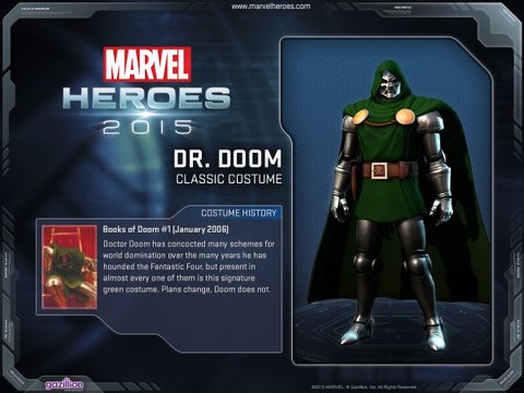 Doctor Doom pose ses valises sur Marvel Heroes !