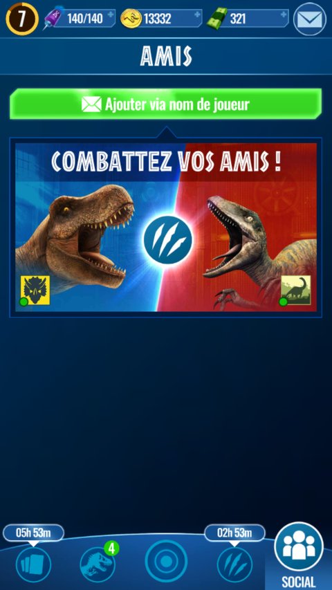 Jurassic World Alive : Les combats entre amis débarquent !