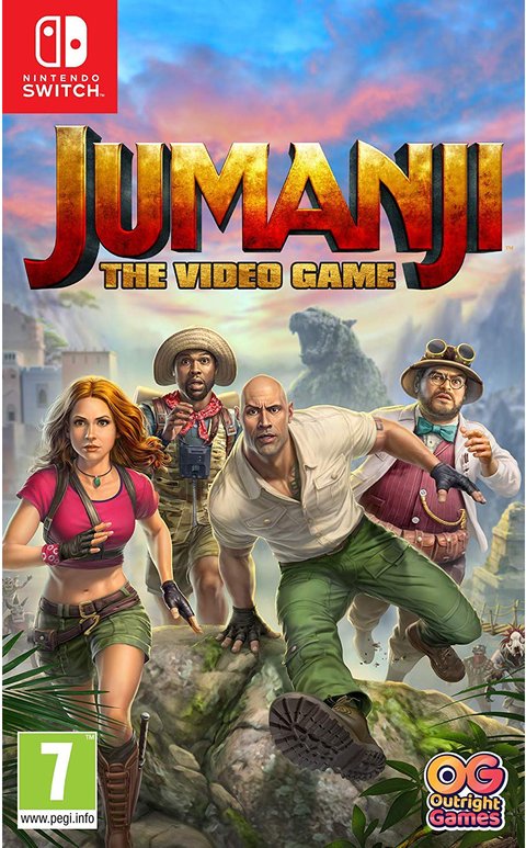 Une jaquette pour Jumanji : Le jeu vidéo 