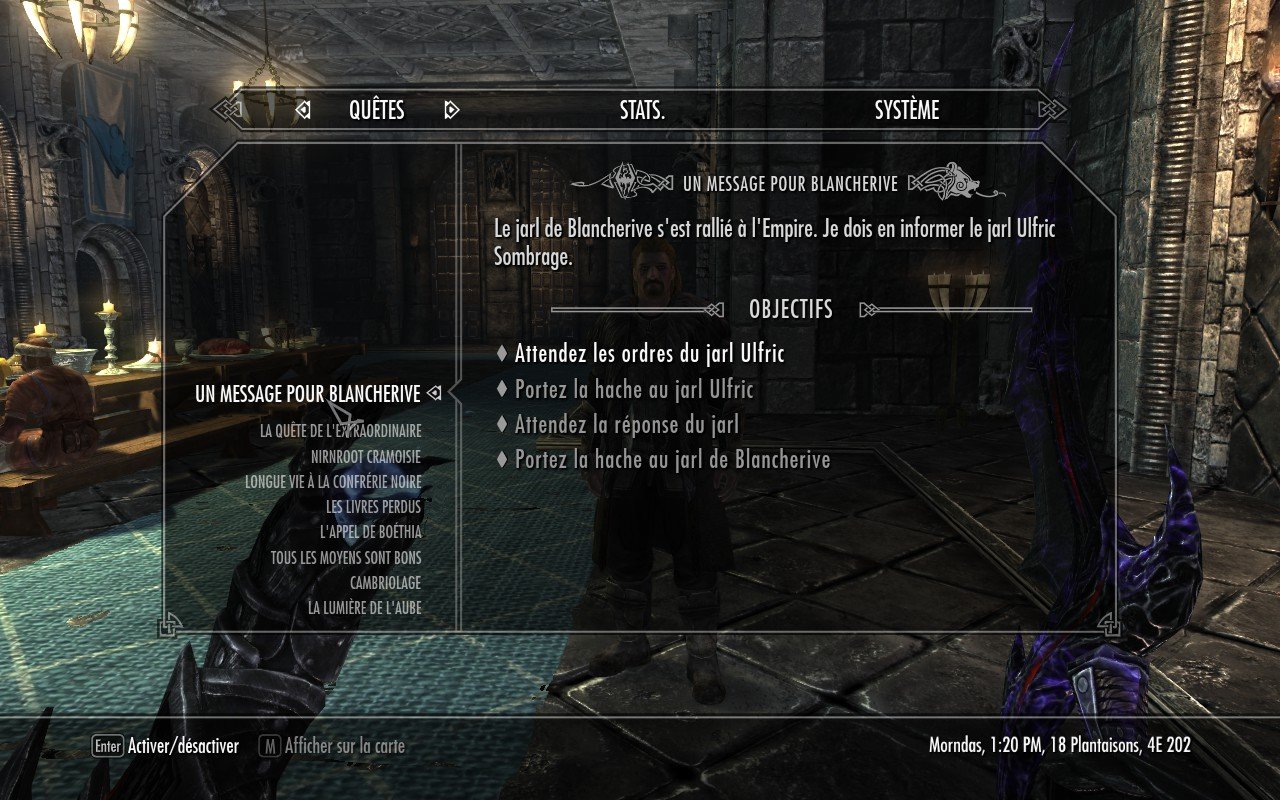 Skyrim Tous Les Moyens Sont Bons Spoil] Un message pour blancherive (sb) sur le forum The Elder Scrolls V :  Skyrim - 22-07-2012 20:48:47 - jeuxvideo.com