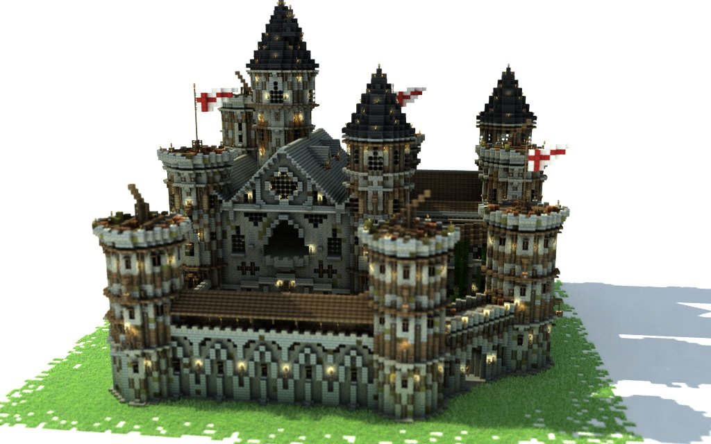 medieval castle floor plans minecraft