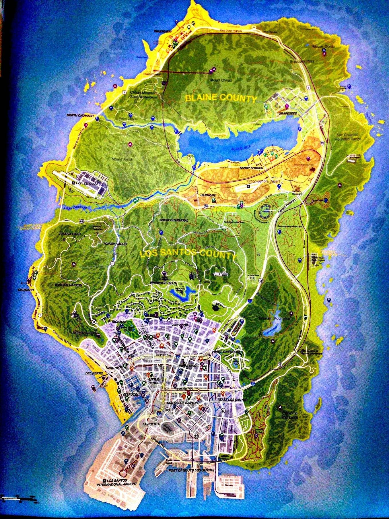 Gta 5 Map Printable