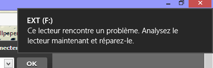 ce lecteur rencontre un probleme usb