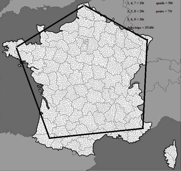 Pourquoi la france est un hexagone