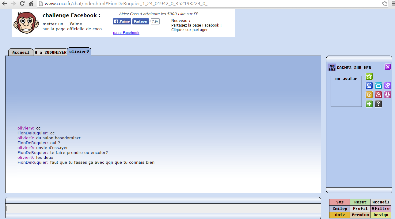 Site tchat comme coco