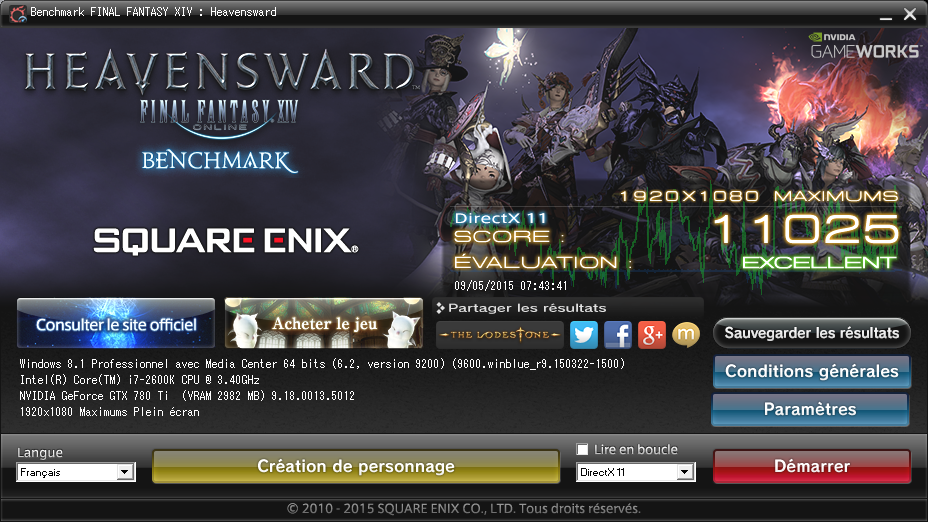 Votre Score Benchmark Sur Le Forum Final Fantasy Xiv A Realm Reborn 04 07 13 21 17 15 Page 6 Jeuxvideo Com