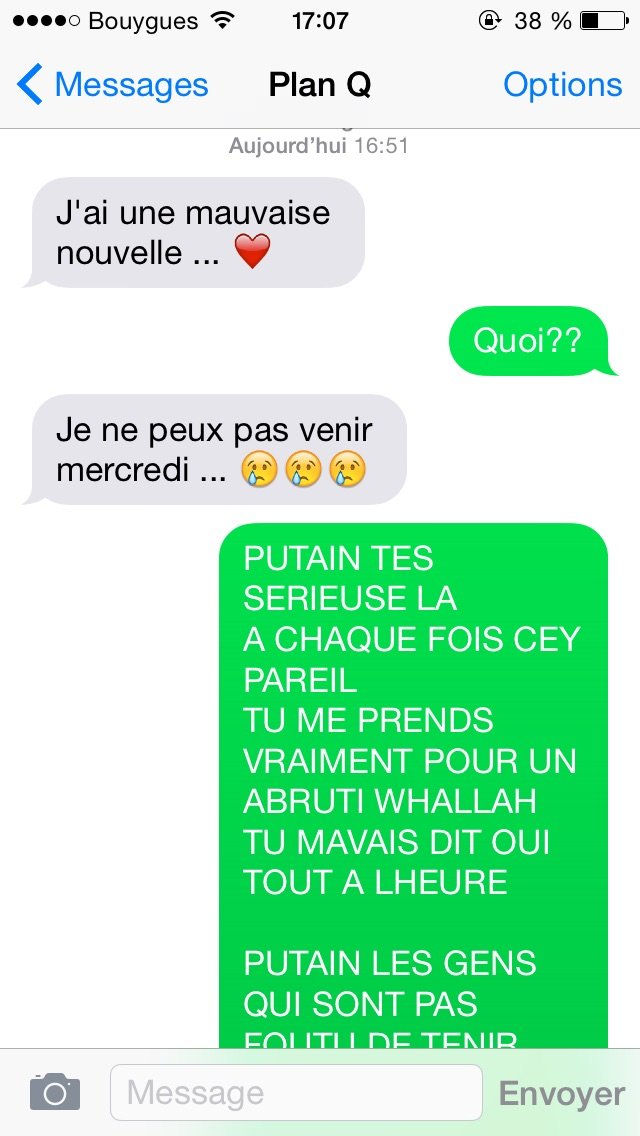 Elle Veut Me Voir Mais Annule