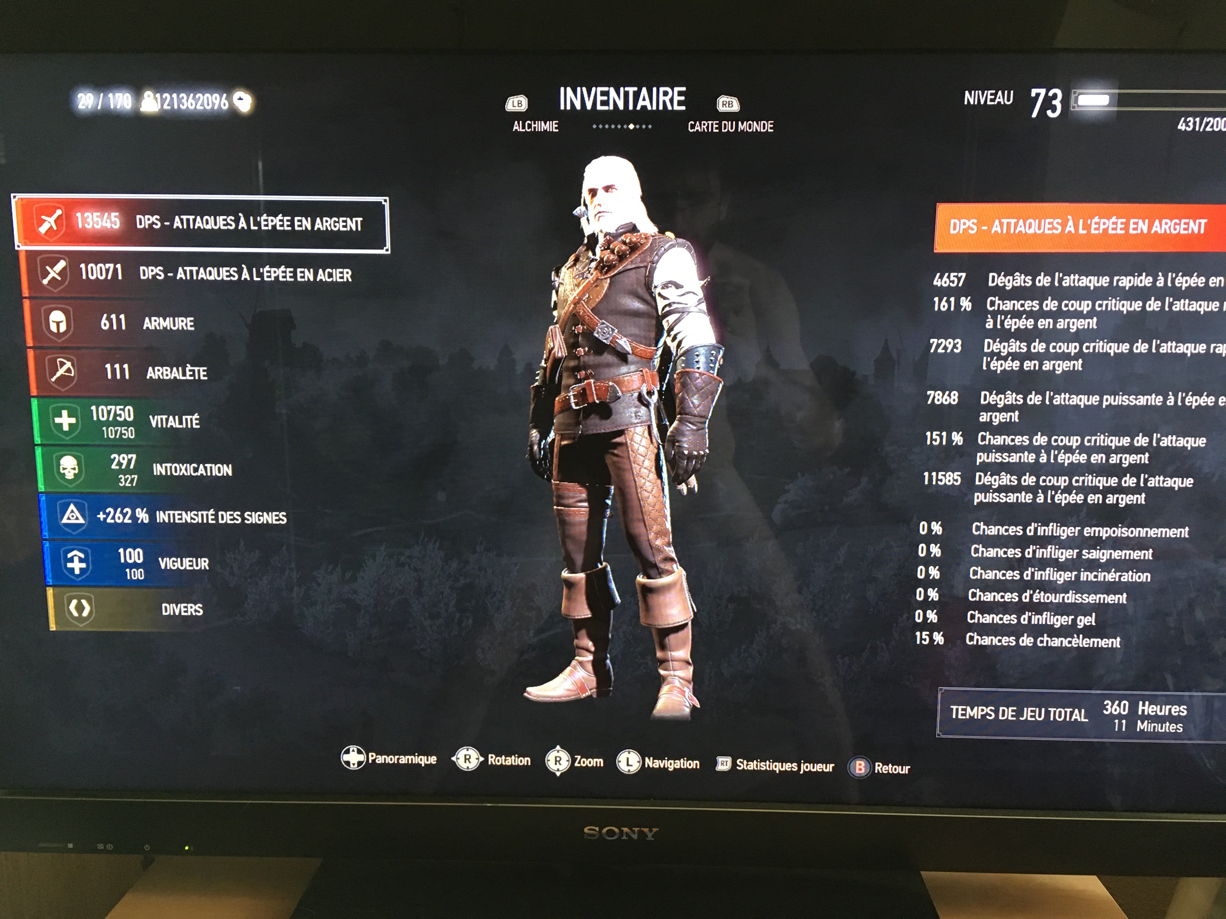 Meilleur armure/build pour jouer attaque/queen sur le forum The Witcher 3 Wild Hunt 2409