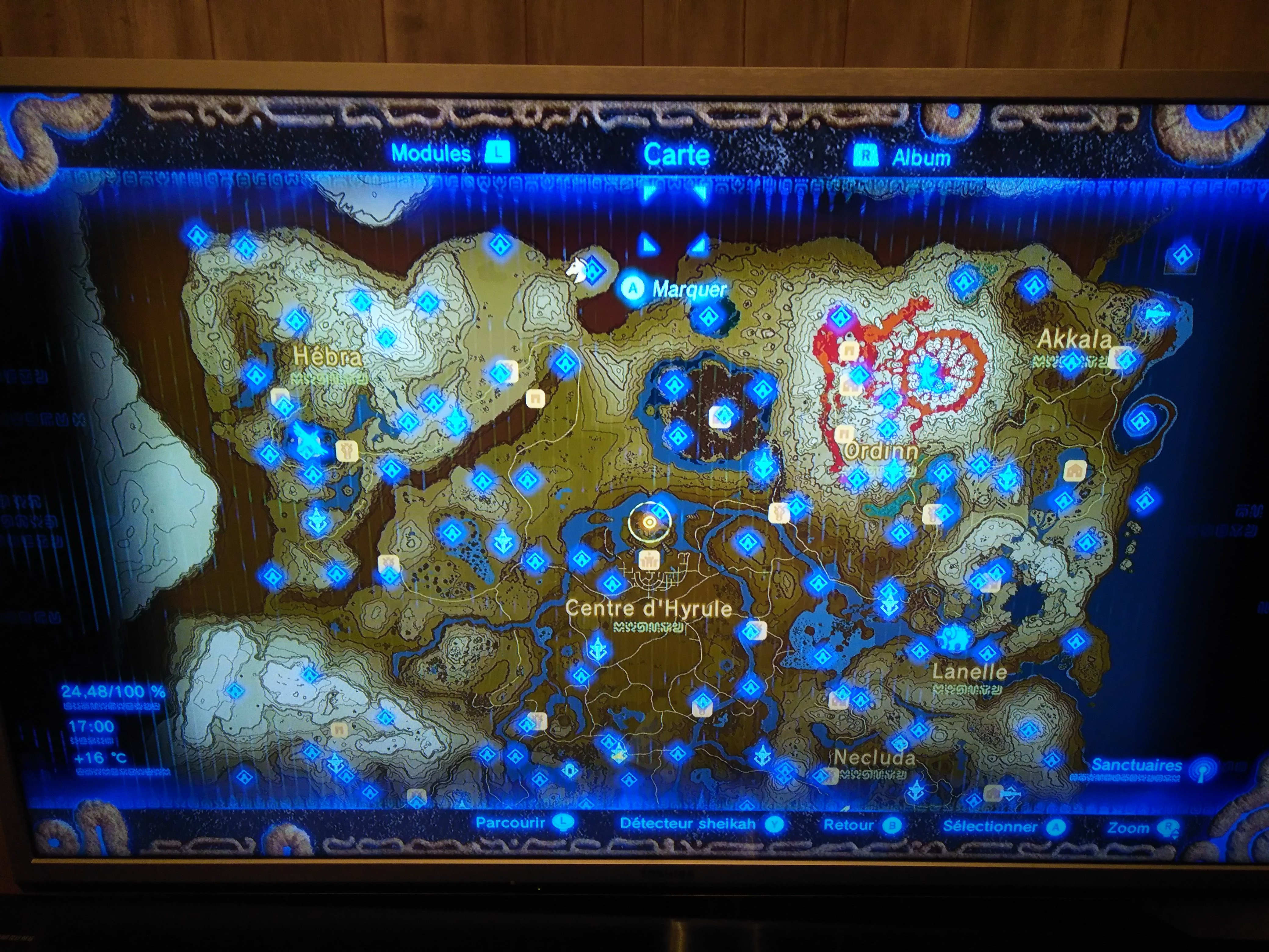 Zelda breath of the wild интерактивная карта на русском