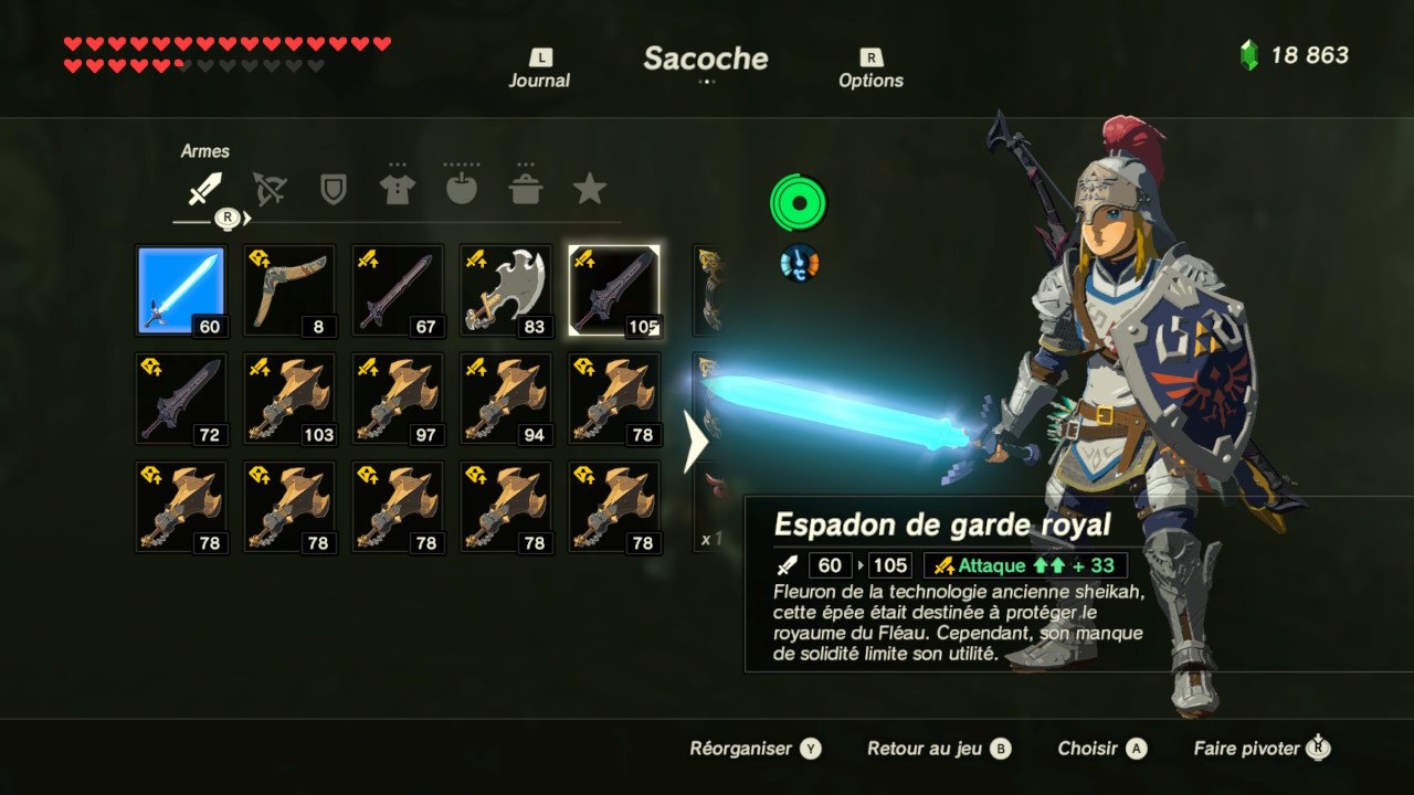 Zelda Breath Of The Wild Meilleur Arme Spoil] OMG cette arme de b*tard que je viens de loot sur le forum The  Legend of Zelda: Breath of the Wild - 23-03-2017 00:39:37 - page 2 -  jeuxvideo.com