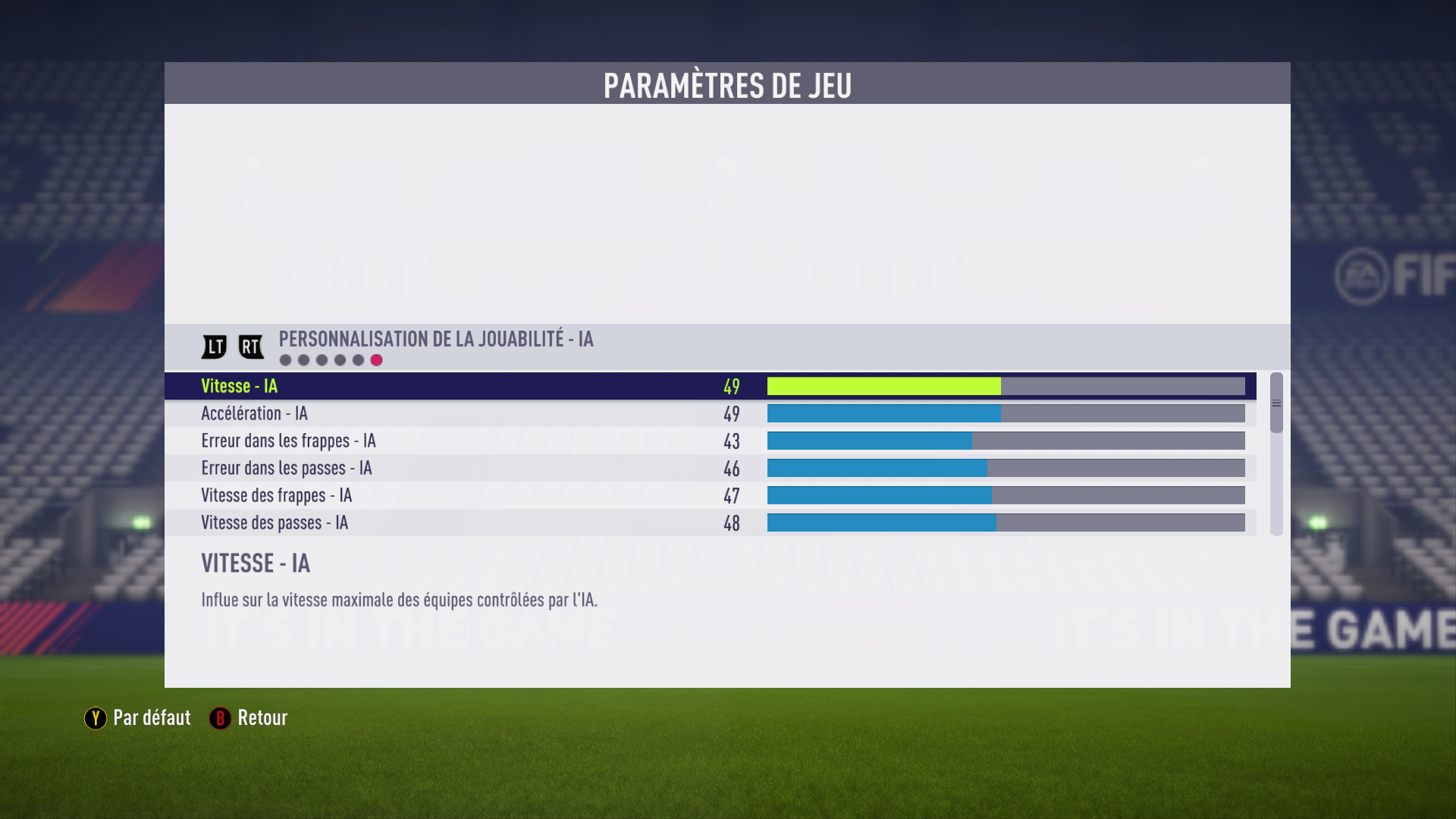 [TUTO] Rendre FIFA plus plaisant et réaliste. sur le forum FIFA 18 - 02